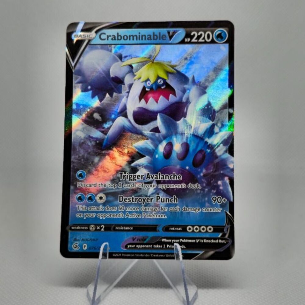 Pokemon Crabominable V #76 Pokemon Fusion Strike